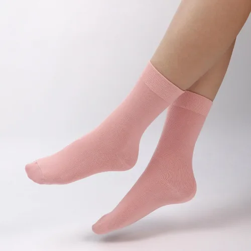 Vista 5 de SERISIMPLE Calcetines de bambú de viscosa para niños, calcetines escolares antiolor para niños y niñas, uniforme, ligeros, con costuras planas, 5