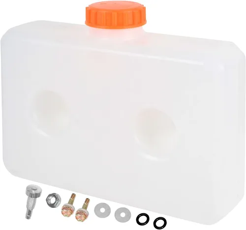 Vista 7 de Tanque de combustible de plástico con calentador diésel, tanque de aceite, caja de agua, contenedor (2.5L-0.66Gallones)