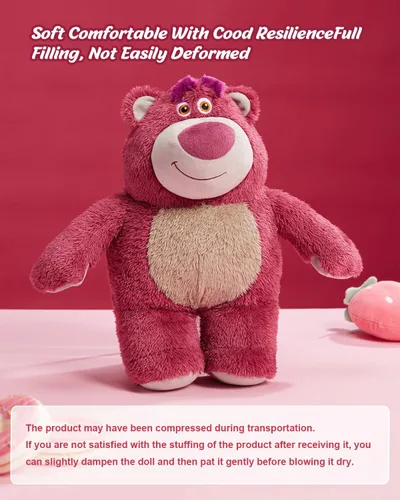 Vista 2 de MINISO Juguete de peluche de Disney Lotso de 12.6 pulgadas, animales