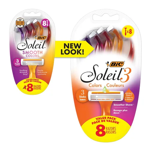 Vista 5 de BIC Soleil - Maquinillas de afeitar desechables de 3 hojas para mujer