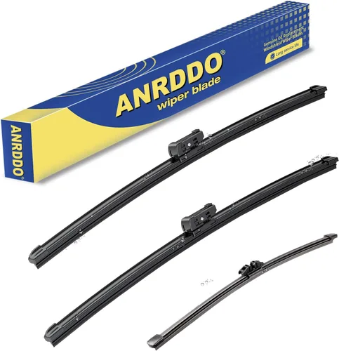 Vista 33 de ANRDDO Repuesto de limpiaparabrisas para limpiaparabrisas Jeep Wrangler