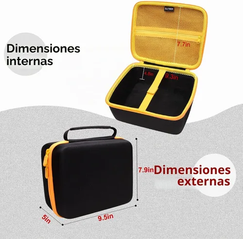 Vista 4 de LTGEM - Funda compatible con el enrutador inalámbrico DEWALT DCW600B / DWP611 20V Max XR (solo funda)