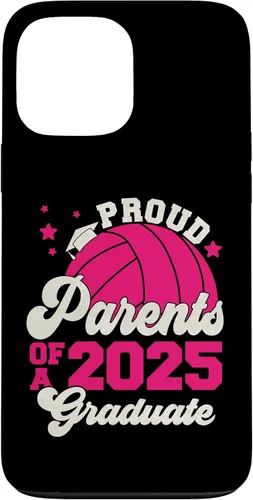 Vista 22 de iPhone 16 Parents of a 2025 Graduate Senior Graduation Volleyball Case