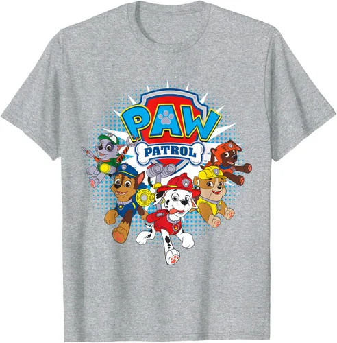Vista 7 de Camisetas de Nickelodeon de Paw Patrol Team para hombres y mujeres