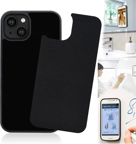 Vista 8 de Funda antigravedad para iPhone 8 Plus, iPhone 7 Plus, iPhone 6/6S, Carcasa mágica, nano succión, antigravedad para iPhone 8P 7P, palito del selfie.