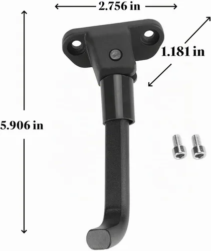 Vista 6 de Soporte de aleación de aluminio compatible con Segway Ninebot Max G30/G30LP Soporte de scooter eléctrico con juego de tornillos