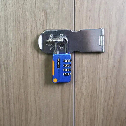 Vista 4 de Cerradura de combinación para casillero, cerradura combinada con código, combinación de candado pequeño para equipaje, candado combinado