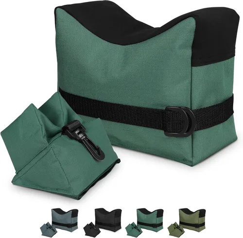 Vista 18 de Twod Bolsas de Descanso para Tiro Exterior - Apoyo de Banco para Deportes de Tiro con Soportes de Sacos de Arena Delantero y Trasero para Tiro