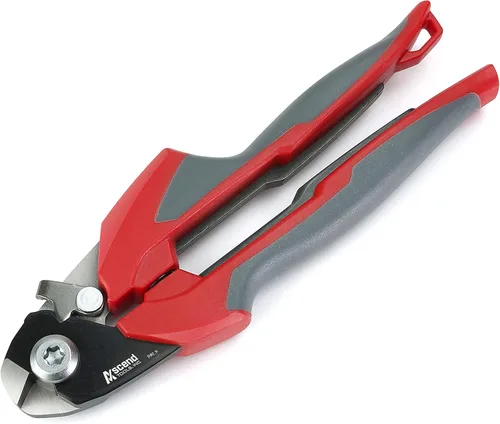 Vista 4 de Ascend Tools Cortador de cable de trinquete de 11 pulgadas, para cable de alambre de acero inoxidable, cobre, aluminio y cable de comunicaciones