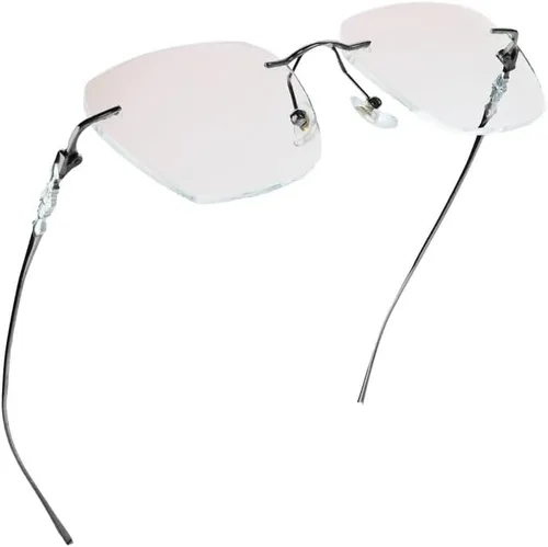Vista 24 de LifeArt Pure Titanium Frame Glasses/Blue Light Blocking Reading Glasses, Reduce Eyestrain, Stylish for Men and Women