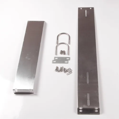 Vista 7 de Kit de montaje en poste para paneles solares de 30 W a 60 W, kit de soporte de montaje de aluminio ajustable resistente con accesorios