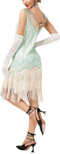 Vista 4 de New Years Eve Dresses for Women 2023 Party Sexy Dress Fashion Solid Color Sequin Fringe Dress Christmas Party Dress