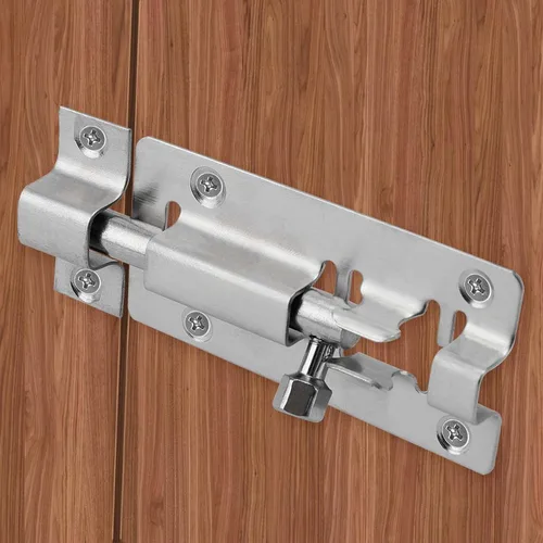 Vista 7 de SINJEUN Paquete de 30 pernos de barril de 3 pulgadas, cerradura deslizante de acero inoxidable, pestillo de puerta grueso con 120 tornillos