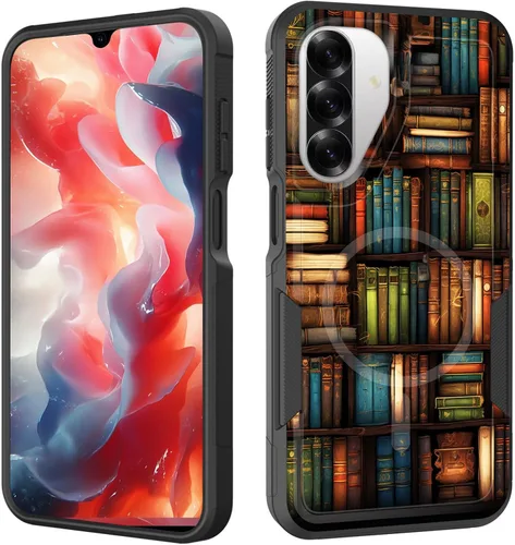 Vista 114 de Funda magnética para Galaxy A16 5G, [compatible con MagSafe] [protección contra caídas de grado militar] Funda resistente a prueba de golpes