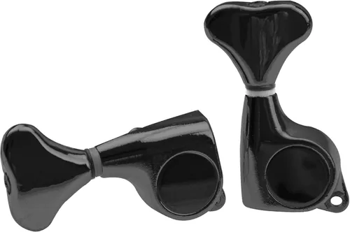 Vista 4 de Juego de 6 cabezales de máquina de guitarra Yootones sellados, afinadores de repuesto 3L+3R compatibles con guitarras eléctricas o acústicas Strat