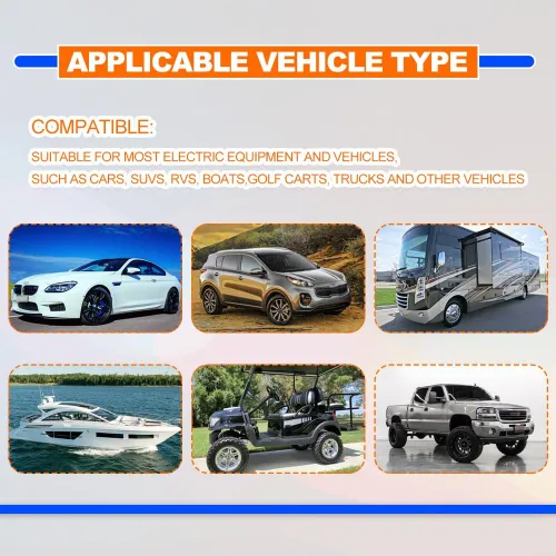Vista 7 de Kit de fusibles de bloque pequeño cuadrado de perfil bajo para automóvil, 20A, 30A, 40A, 50A, 60A, para automóvil, SUV, RV, caravana, carrito