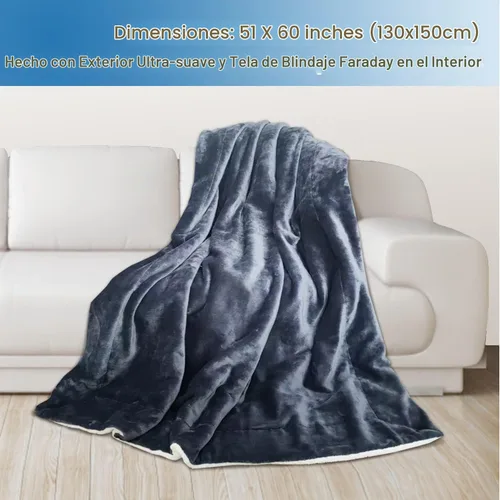 Vista 2 de Manta Faraday - Tamaño 50" x 60
