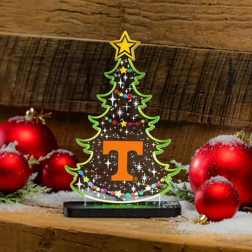 Vista 10 de Team Sports America Evergreen NCAA - Letrero de pared ultrafino con luz LED de la Universidad de Tennessee, casco réplica de tamaño completo, 19.5 x