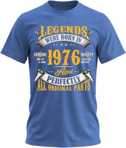 Vista 67 de Camiseta de cumpleaños para hombre, leyendas nacieron en 19XX, camiseta Negro