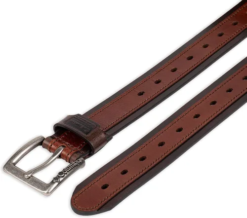 Vista 4 de Columbia Mens Trinity Logo Everyday Casual Dress Belt, Regular and Big and Tall Sizing