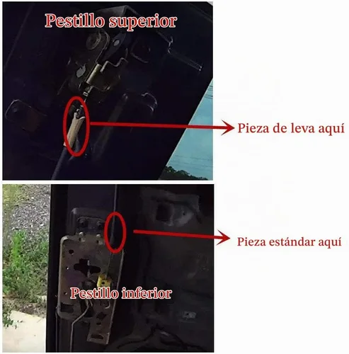 Vista 5 de Kit de reparación de cables de cierre de puerta - Reemplazo para Ford F-series, E-series, Ranger, Expedition, Excursion, Navigator (16 piezas)