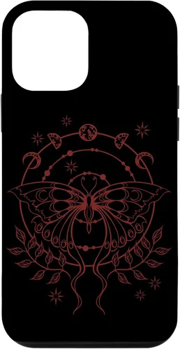 Vista 16 de Alt Emo Fairy Grunge Fairycore Goth Moth Moon Phases Case for iPhone 16