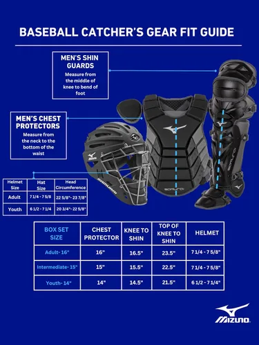 Vista 3 de Mizuno Espinilleras de béisbol samurái juvenil