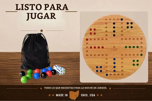 Vista 6 de Juego de mesa de mármol de roble macizo pintado a mano por Cauff (roble redondo de 17.5 pulgadas)
