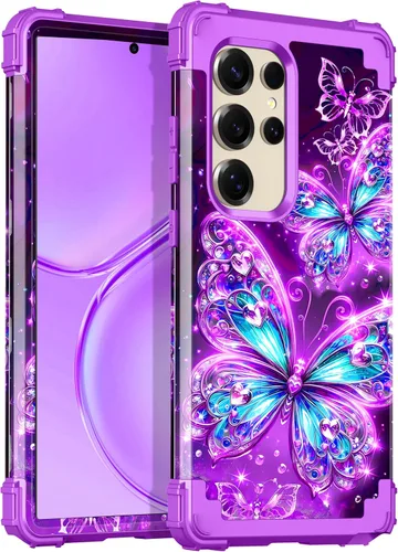Vista 49 de Casetego Funda para Galaxy A16 5G, Tres Capas de Alta Resistencia Robusta a Prueba de Golpes, Protección Completa Rugosa de PC Duro + Parachoques