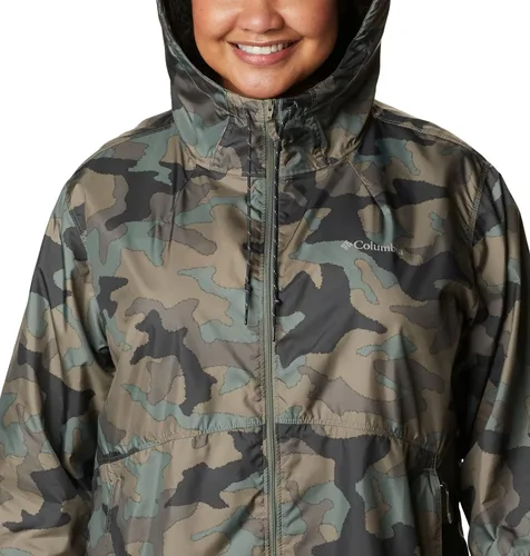 Vista 9 de Columbia Cortavientos con estampado Flash Forward para mujer