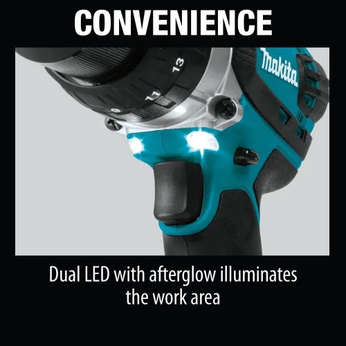 Vista 5 de Makita XFD03Z 18V LXT taladro inalámbrico con batería de iones de litio 1/2