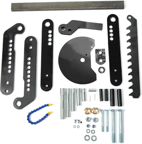 Vista 4 de ECOTRIC Doblador de tubos y caños con revestimiento de óxido negro de acero Doblador manual de mano para tubos Doblador de tubos Doblador de caños
