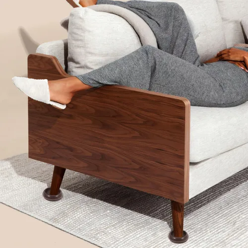 Vista 2 de Angoily Almohadillas y deslizadores de muebles para suelos de madera dura, 10 unidades de fieltro para patas de silla, almohadillas de movimiento