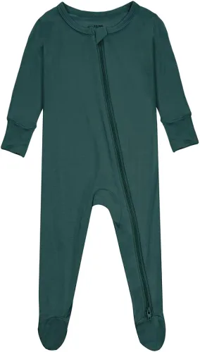 Vista 6 de Pijama de viscosa de bambú con pies para bebé, mameluco de manga larga de una pieza, pijama Sleep 'N Play, 0-24 meses