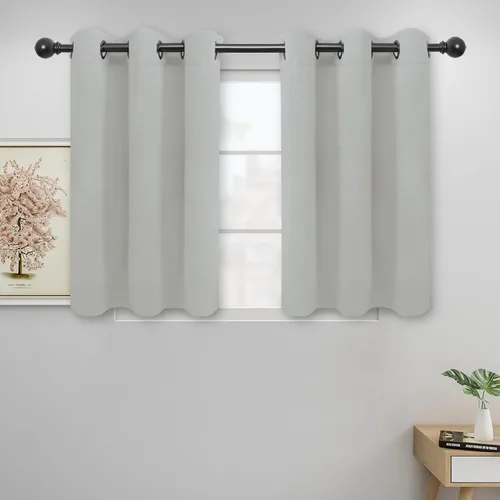 Vista 152 de Easy-Going - Cortinas opacas para dormitorio, aislamiento térmico sólido con ojales, cortinas de ventana para reducción de ruido, cortinas
