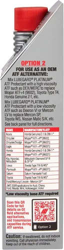 Vista 9 de Protector universal de aceite de transmisión Lubegard 63010 Platinum, 10 onzas fluidas
