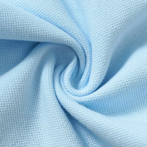 Vista 6 de ROMPERINBOX Mameluco de manga corta con cuello para bebé recién nacido, mono de piqué de malla de color sólido con burbujas