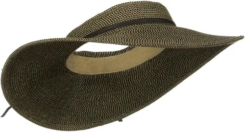 Vista 4 de Jeanne Simmons UPF50+ visera de ala ancha sin corona de 4 pulgadas