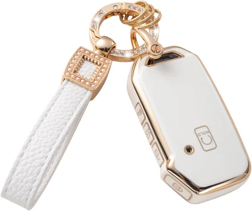 Vista 14 de Funda para llavero de Mercedes Benz con cordón de cuero, funda compatible con Mercedes Benz 2017-2021 Clase E 2018-2021 Clase S A Clase C Clase G