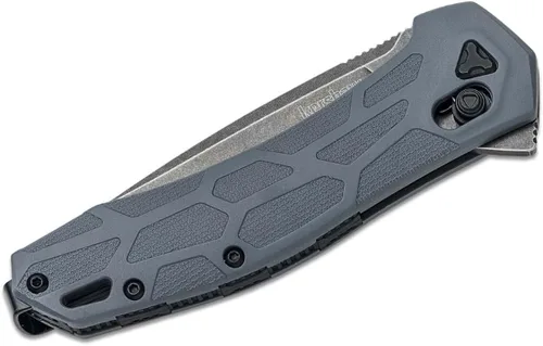 Vista 3 de Cuchillo de bolsillo Kershaw Covalent, cerradura DuraLock, mecanismo de apertura KVT con hoja de punta en gota, tamaño mediano para uso diario