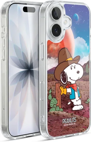 Vista 52 de Head Case Designs Funda de gel con licencia oficial de Peanuts Nebula Cactus Needles Snoopy Space Cowboy [protección de grado militar] compatible