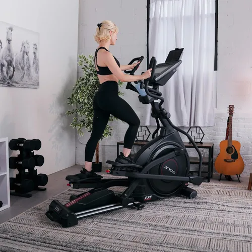 Vista 2 de Máquinas de ejercicio elípticas SOLE Fitness, Modelos E25, E35, E95, E95S, E98, máquinas elípticas para uso en el hogar, equipo de ejercicio