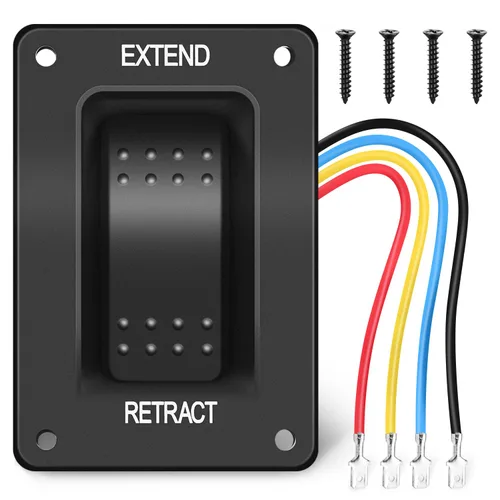 Vista 13 de Panel de Interruptor de Encendido/Apagado Nilight 4 PIN DPST, Interruptores de Palanca Panel 12V 20A, Carcasa de Interruptor de Aluminio Anodizado