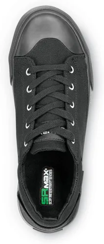 Vista 5 de SR Max Ventura - Zapato de trabajo MaxTrax antideslizante para mujer, estilo skate, Negro