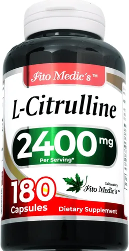Vista 2 de FITO MEDIC'S Laboratorio L citrulina 180 cápsulas 2400 mg L citrulina Cápsulas Ultra alta absorción.