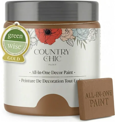 Vista 49 de Country Chic - Pintura a la tiza todo en uno para muebles y armarios, ecológica, acabado mate, con primer y sellador, para madera y metal, Alchemist