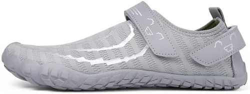Vista 4 de Zapatos acuáticos transpirables de secado rápido para mujer y hombre, calcetines acuáticos suaves para senderismo, natación, playa, surf, yoga