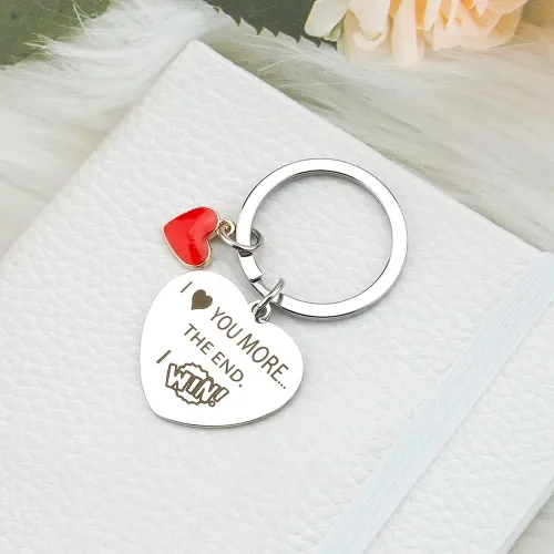 Vista 4 de Valentines Day Gifts For Him Her Couple Keychain Love Anniversary Birthday Gifts For Boyfriend Girlfriend Wife Husband