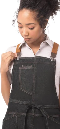 Vista 5 de Chef Works Unisex Berkeley Short Bib Apron