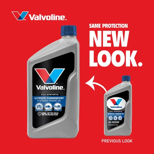 Vista 3 de Valvoline Aceite de motor sintético completo Powersport de 4 tiempos, 1 cuarto de galón